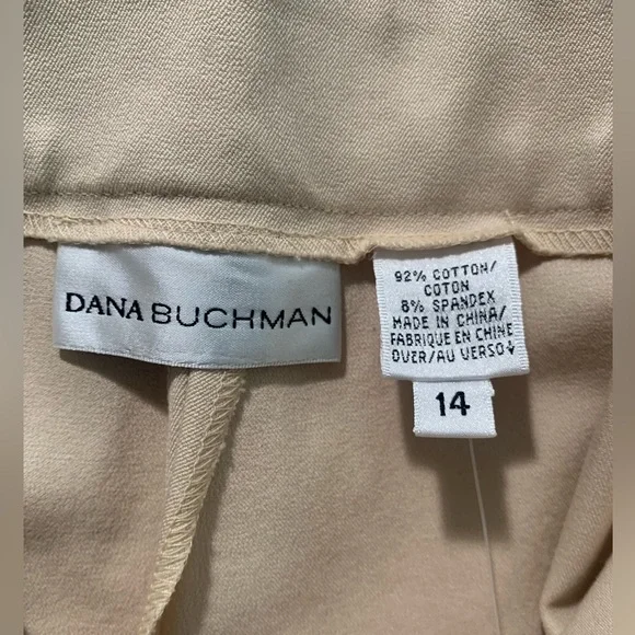 NWT, Dana Buchman, size 14 straight leg khaki pants - Picture 7 of 9